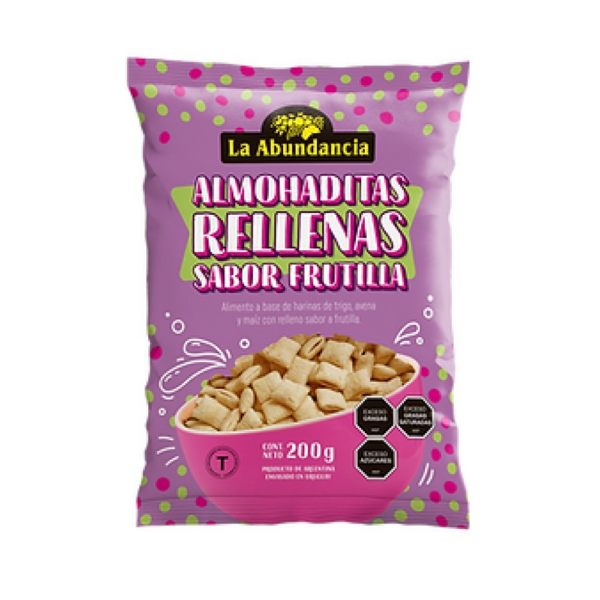 cereales la abundancia almohadillas rell. frutilla 180 grs.
