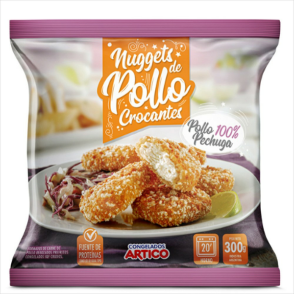 nugget de pollo crocante artico 300 grs. (nug2005) nugget de pollo crocante artico 300 grs. (nug2005)