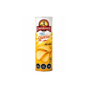 papa frita chips emigrante tubo 120 grs. queso (201676)