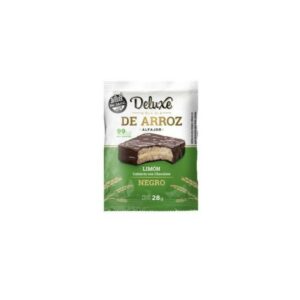 alfajor de arroz deluxe 28 grs. negro c/mousse limon (del0101) alfajor de arroz deluxe 28 grs. negro c/mousse limon (del0101)