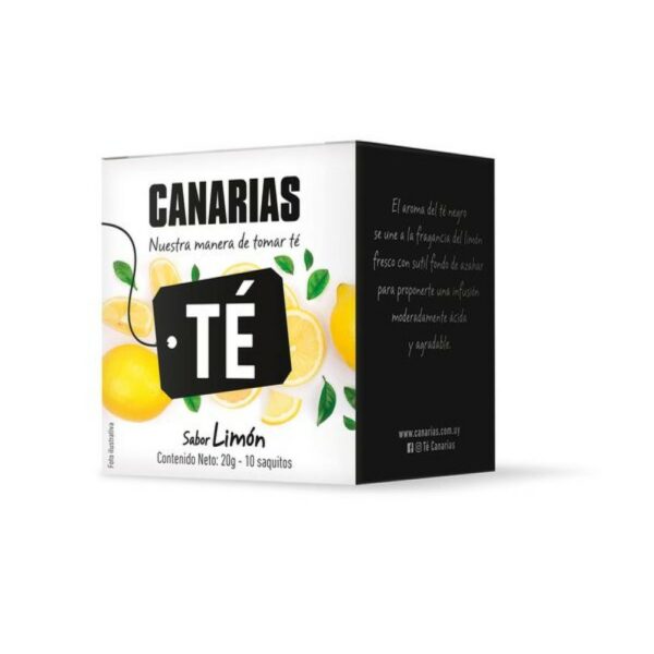 te canarias negro sab. limon 10 sobres/2 grs. (2214101) te canarias negro sab. limon 10 sobres/2 grs. (2214101)