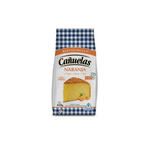 premezcla bizcochuelo caÑuelas 450 grs. naranja