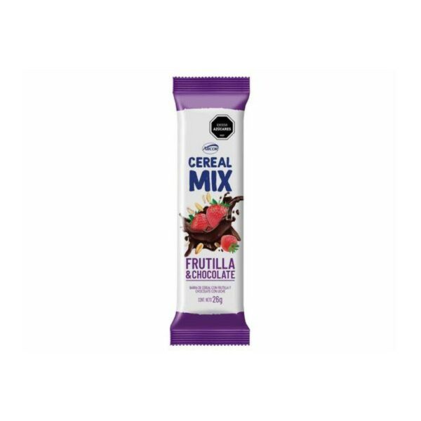 cereales arcor cereal mix frutilla/chocolate 26 grs.