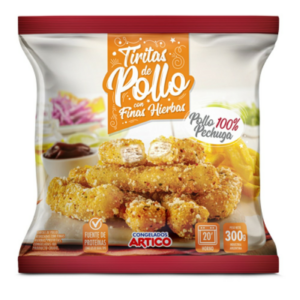 tiritas de pollo c/finas hierbas artico 300 grs. (tir1001) tiritas de pollo c/finas hierbas artico 300 grs. (tir1001)