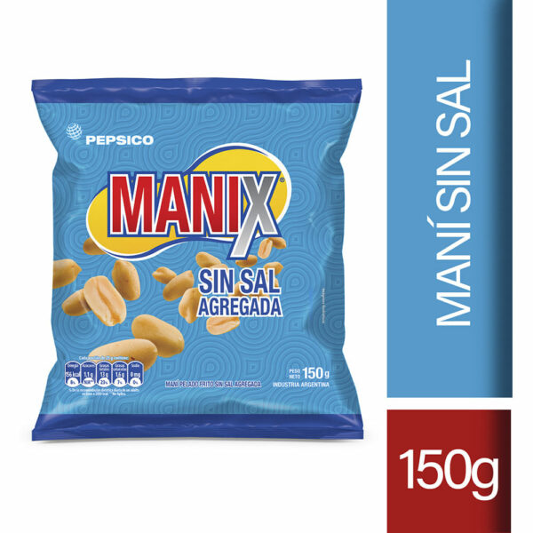 mani pelado s/sal manix 150 grs. (45173) mani pelado s/sal manix 150 grs. (45173)
