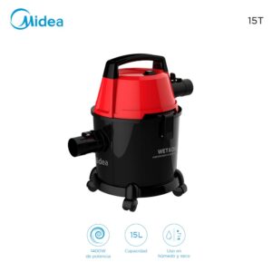 aspiradora midea 15t a wet dry 3 en 1 muy15t a(b)