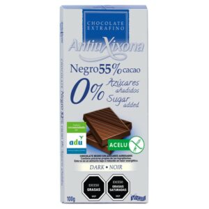 chocolate a. xixona s/gluten s/az. 100 grs. negro (202102) chocolate a. xixona s/gluten s/az. 100 grs. negro (202102)