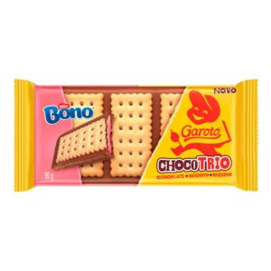 chocolate garoto 90 grs. trio frutilla (4192)