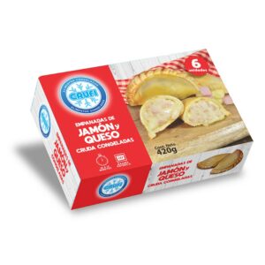 empanadas crufi 420 grs. (6 un.) jamon y queso (212)