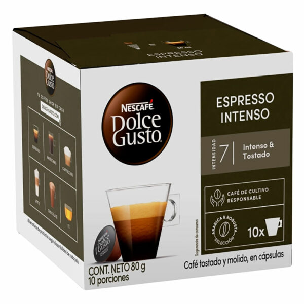 cafe nescafe dolce gusto espresso int. 10 cap. 80 grs. (12614285)