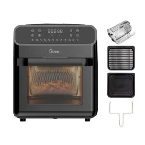 freidora midea sin aceite mf cy120a2 digital 12 lts.