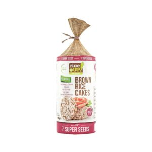 galleta de arroz rice up! l/gluten 120 grs. 7 semillas