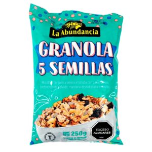 granola 5 semillas la abundancia 250 grs. (51522) granola 5 semillas la abundancia 250 grs. (51522)