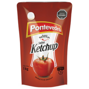 salsa ketchup pontevedra 1 kg. d.pack c/tapa (625)