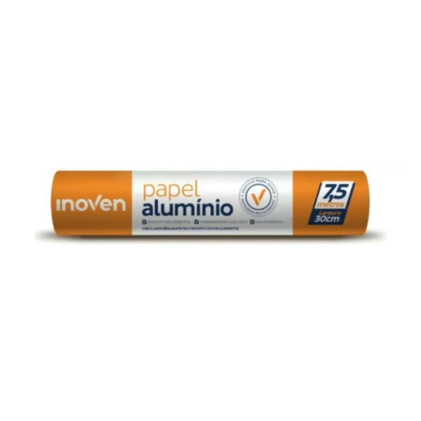 papel aluminio rollo 30 cm. x 7,5 m. inoven (60 00021) papel aluminio rollo 30 cm. x 7,5 m. inoven (60 00021)