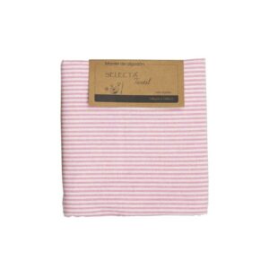 mantel algodon selecta 140 x 140 cm. rosa con lineas mantel algodon selecta 140 x 140 cm. rosa con lineas
