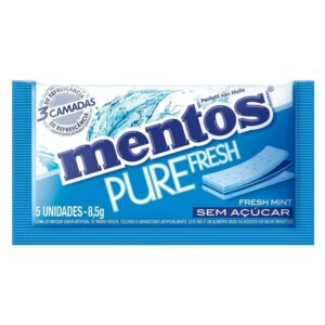 chicle mentos gum p. fresh 3 capas 8,5 grs. fresh mint (2550)