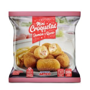 mini croquetas artico 300 grs. jamon y queso (cro1016)