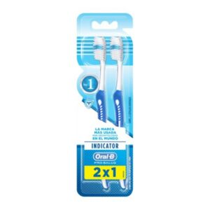 cepillo dental oral b indicator plus pack 2 x 1 (6665)