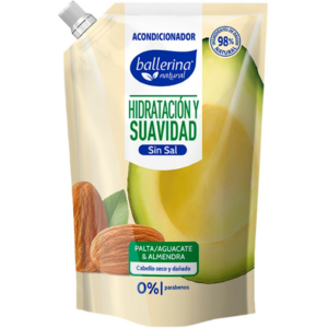 acond. ballerina s/sal 410 ml. palta, aguacate y almendra (7894)