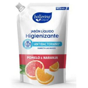 jabon ballerina liq. p/manos dp. 750 ml. antib. pomelo/nar. (7856) jabon ballerina liq. p/manos dp. 750 ml. antib. pomelo/nar. (7856)