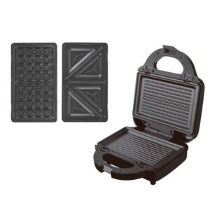 sandwichera rotel grill waflera 3 en 1 (72722)