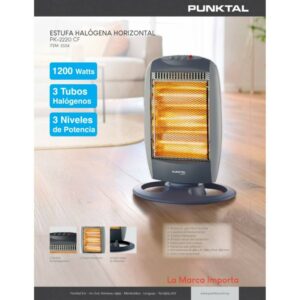 estufa halogena punktal pk 2220 vert. 3 tubos girat. 1200w estufa halogena punktal pk 2220 vert. 3 tubos girat. 1200w