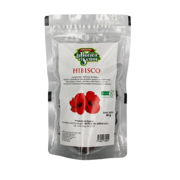 te botica del seÑor hibiscos bolsa 40 grs. (160) te botica del seÑor hibiscos bolsa 40 grs. (160)