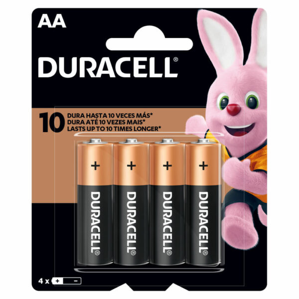 pila duracell alcalina aa 4 un. (1168) pila duracell alcalina aa 4 un. (1168)