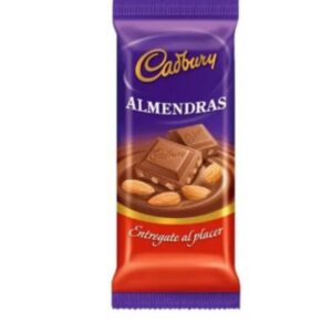 chocolate cadbury 72/82 grs. almendras (6722)