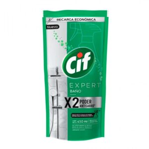 limpiador cif baÑo biodegr. 450 ml. rec. econ. d.pack