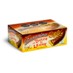 chocolate felfort bananita split c/d. de leche 70 grs. (71)