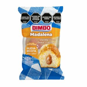 madalena bimbo 39 grs. (1 un.) vainilla rellena d. leche (964292)