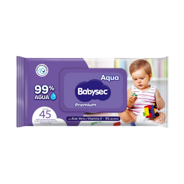 toallas humedas babysec premium 99% agua 45 un. pack 4 x 3 (9925) toallas humedas babysec premium 99% agua 45 un. pack 4 x 3 (9925)