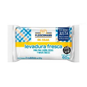levadura fleischman fresca 60 grs. (3878)