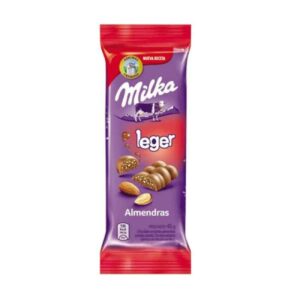 chocolate milka leger 45/50 grs. almendras (6252)