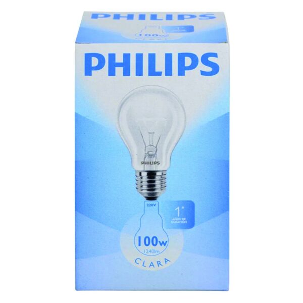lampara philips clara 100 wats (582)
