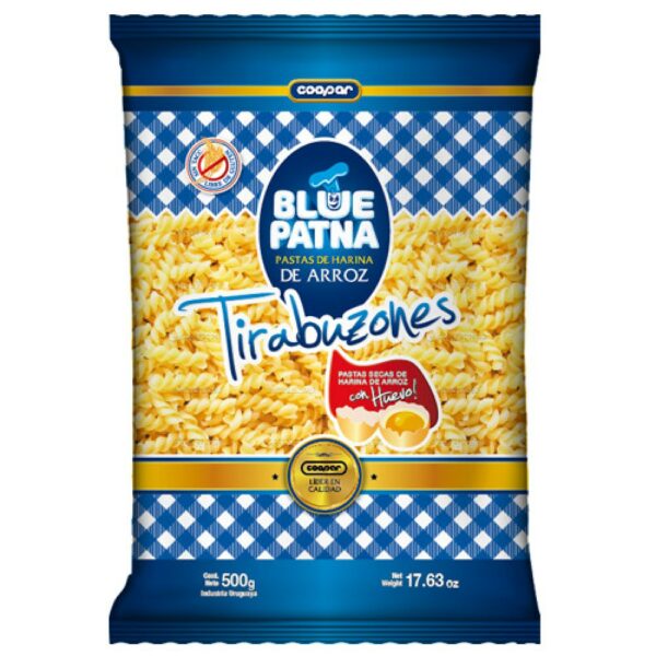fideos coopar de arroz 500 grs. tirabuzones (pastirabuzo) fideos coopar de arroz 500 grs. tirabuzones (pastirabuzo)
