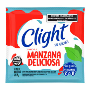 refresco clight 7,5 grs. manzana deliciosa (4603)