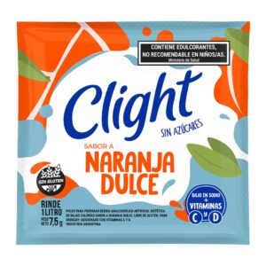 refresco clight 8 grs. naranja dulce (4604)