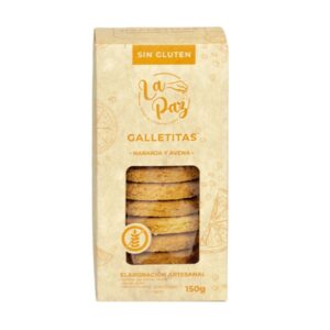 galletita la paz l/gluten dulces 150 grs. naranja (7730970690040)