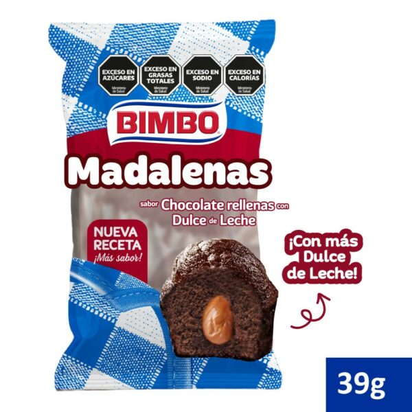madalena bimbo 39 grs. (1 un.) chocolate rellena d. leche (964293) madalena bimbo 39 grs. (1 un.) chocolate rellena d. leche (964293)