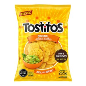 saladitos tostitos rounded sal 265 grs. (65915)
