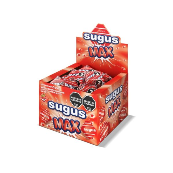 caramelo sugus max masticables s/gluten frutilla un. (12006b) caramelo sugus max masticables s/gluten frutilla un. (12006b)