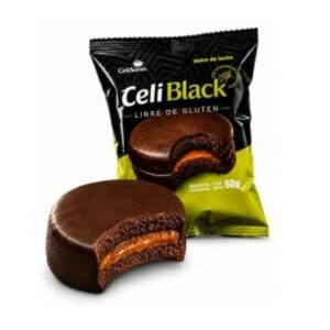 alfajor celiblack chocolate semi amargo celisano 60 grs. alfajor celiblack chocolate semi amargo celisano 60 grs.
