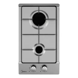 anafe midea mg30sb005mn2b uy 2 hornallas s/gas ac. inox.