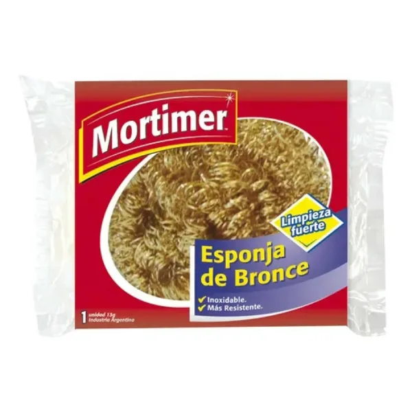 esponja mortimer bronce / inoxidable 1 un. esponja mortimer bronce / inoxidable 1 un.
