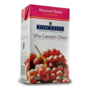 vino toscanini canelon ch. tetra 1 lt. rosado dulce