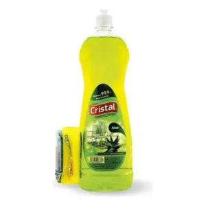 det. liq. cristal 1,250 lt. aloe + esponja (5034/5058)
