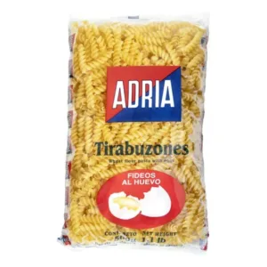 fideos adria al huevo 500 grs. tirabuzones (50046)